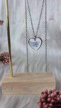 Forget-Me-Not Heart Necklace